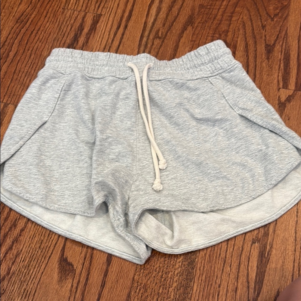 Aerie High Waist Gray Athletic Shorts